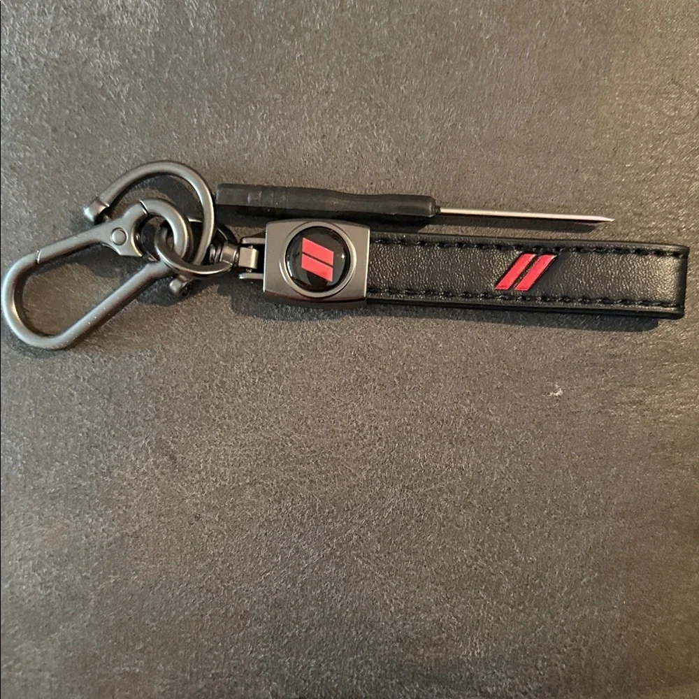 Black and Red Keychain Accessory